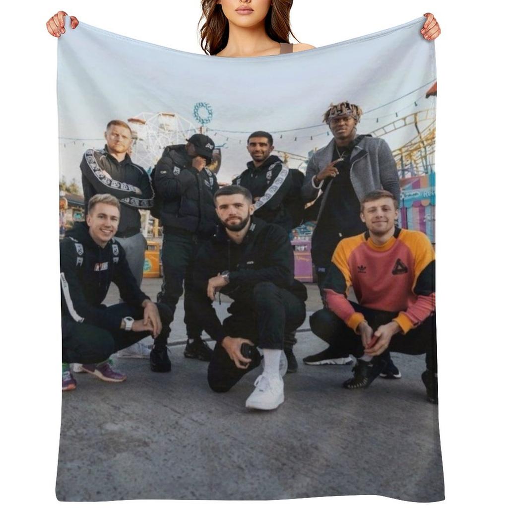 sideman Throw Blanket Beach Soft Big manga Plaid on the sofa Blankets
