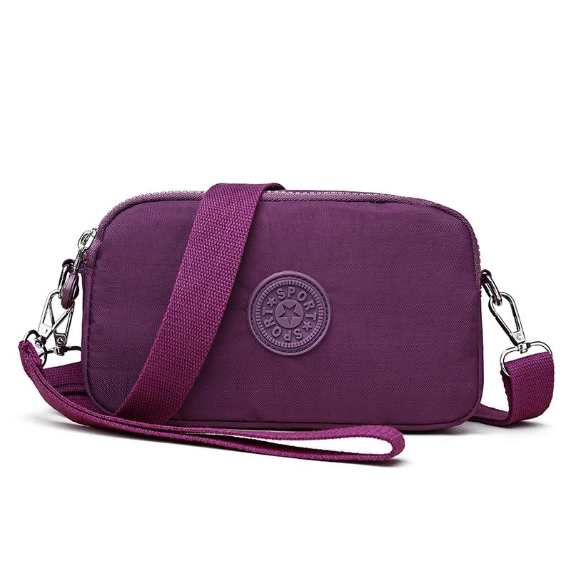 Fashion Portable Women Makeup Bag Coin Purse Three Zipped  Wallet Big Capacity Phone Pouch