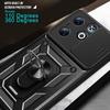 For Infinix Smart 8 Plus Case PC+TPU Phone Cover with Slide Camera Lens Protector