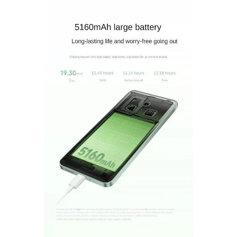 Xiaomi Redmi 14C 8+256G 4G Globale Version Immersion 6.88'' 120Hz Display 50MP KI Dual-Kamera Massiver 5160mAh Akku 18W Schnellladung