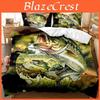 Pike Bedding Hunting Fishing Big Set Boys Girls Twin Queen Size Duvet Cover Pillowcase Bed Kids Adult Duvet 23pcs Duvet Cover