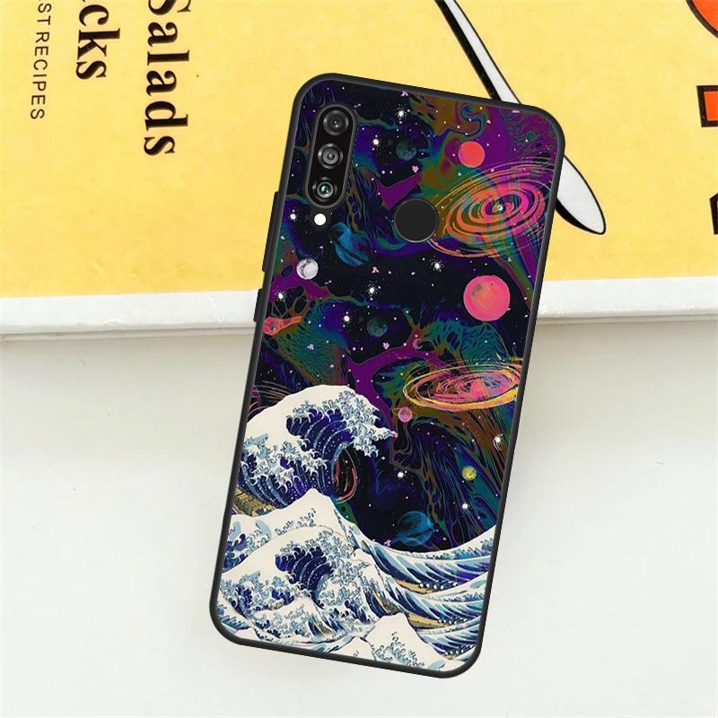 Moon Stars Space For Huawei Nova 9 10 SE 7i 8i 11i 12i 12s Y73 Y72 Y61 Y91 Y90 Y70 P30 P40 Lite Y60 Pro Case