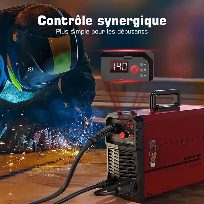 Welding Machine - ARCCAPTAIN MIG140 - 5 In 1 (MIG/MAG/FLUX/TIG/MMA) - Synergic Welder - IGBT 140A 230V