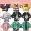 Slayer Dämon Kimono Tanjiro Nezuko Zenitsu Umhang Giyu Cosplay Kostüm Erwachsene Kinder