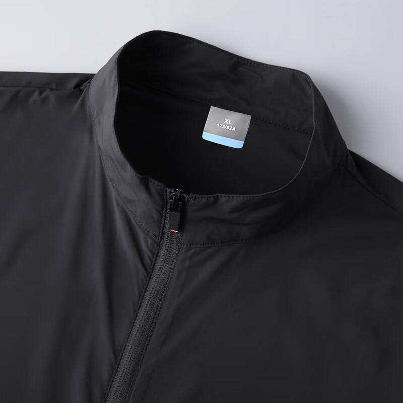 Men's Plus Size Lightweight Summer Stand Collar Jacket