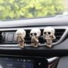 Car Air Outlet Aroma Car Perfume Tablet Car Decoration Halloween Car Decoration Skull Aromatherapy Clip