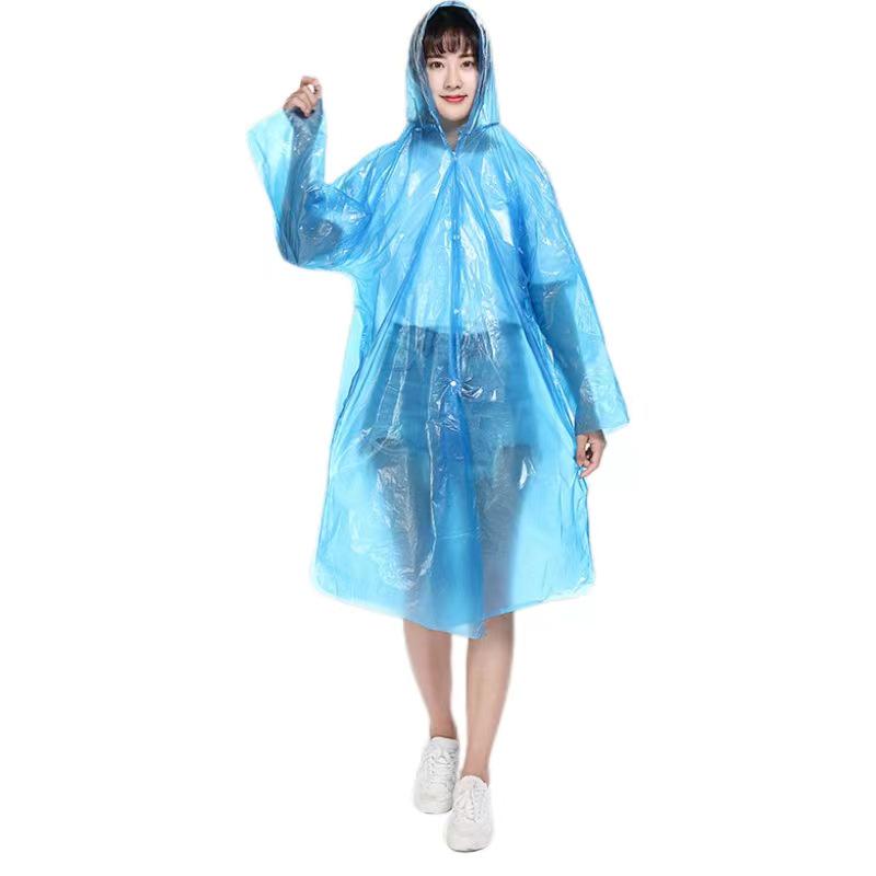 Children's & Adults' Thickened Extended PE Rain Poncho with Shoe Covers