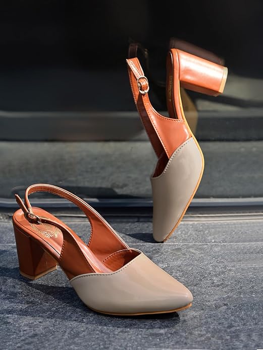 Shoetopia Damskie czółenka wsuwane Wygodne letnie obuwie dla kobiet