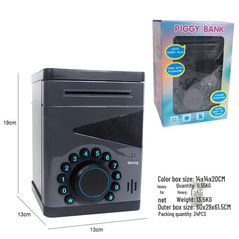 Cross-Border Creative Password-Protected Piggy Bank Toy for Kids