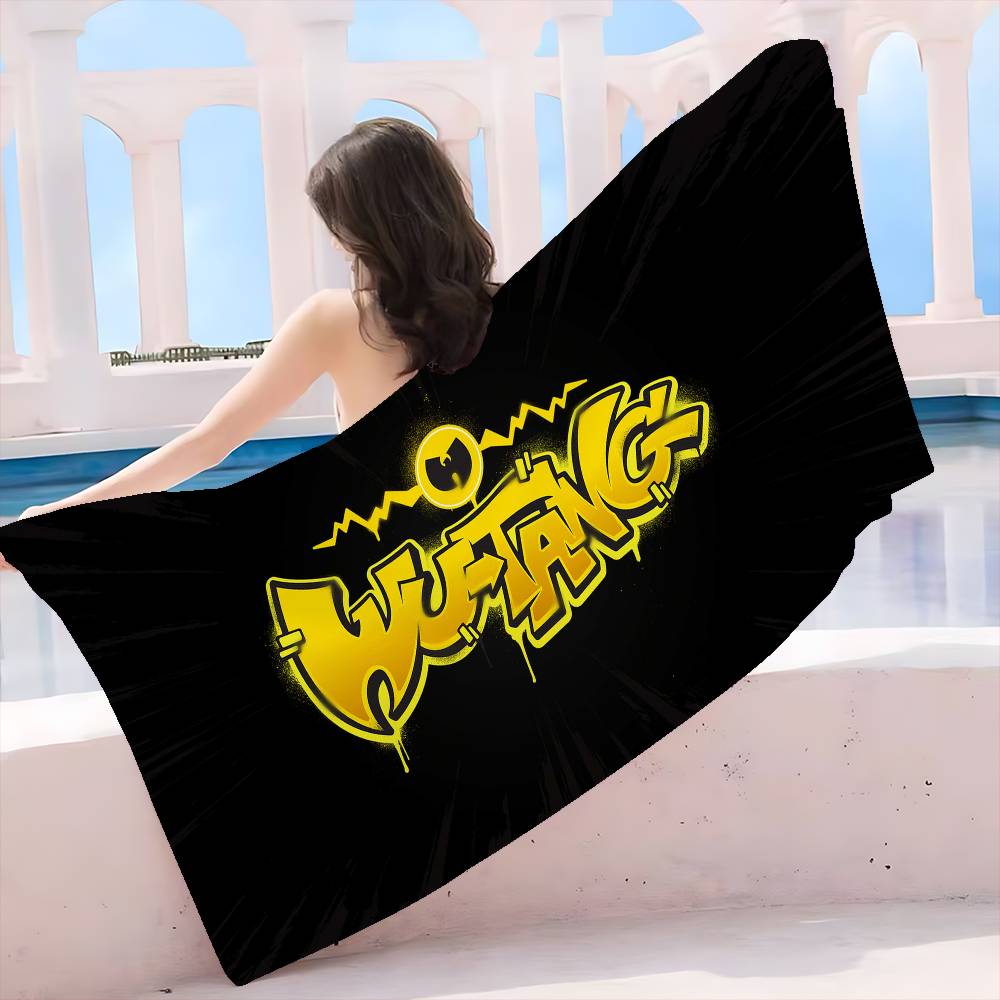WU-TANG-CLAN HIP-HOP Combination Microfiber Beach Towel Absorbent Quick Dry Soft Yoga Swimming Resort Mountain Climbing Towel