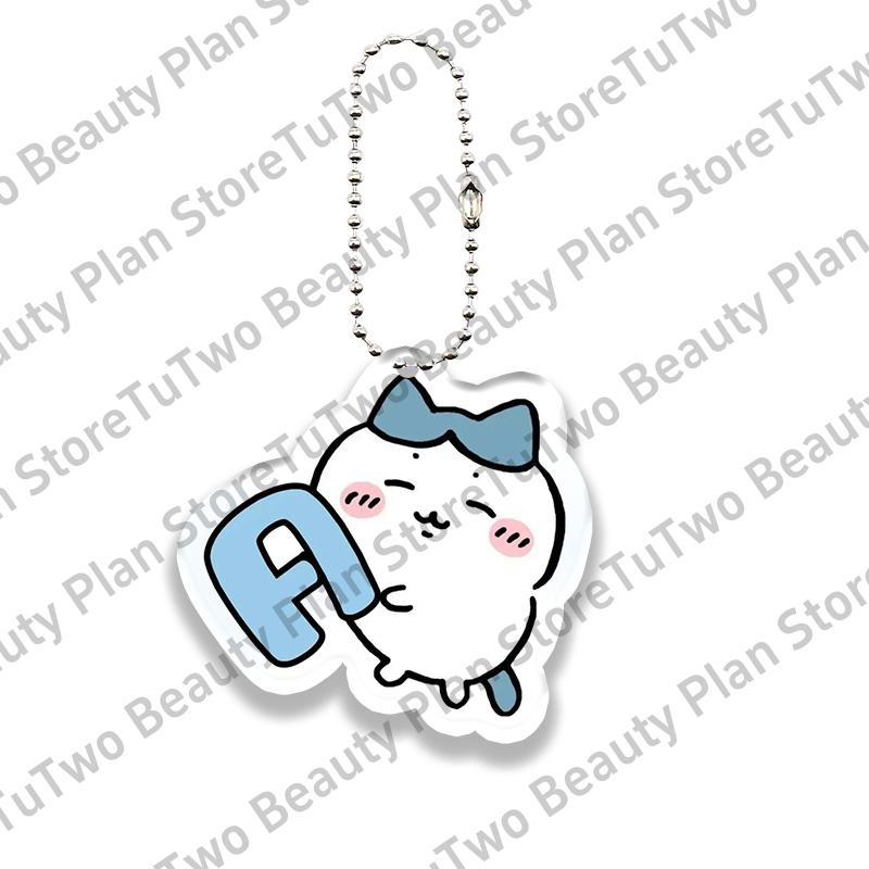 

Kawaii Anime Hachiware Letter Acrylic Keychain Decor Cartoon Jewelry Cute Bag Pendant Keyring Accessories Friends Birthday Gifts about 4cm