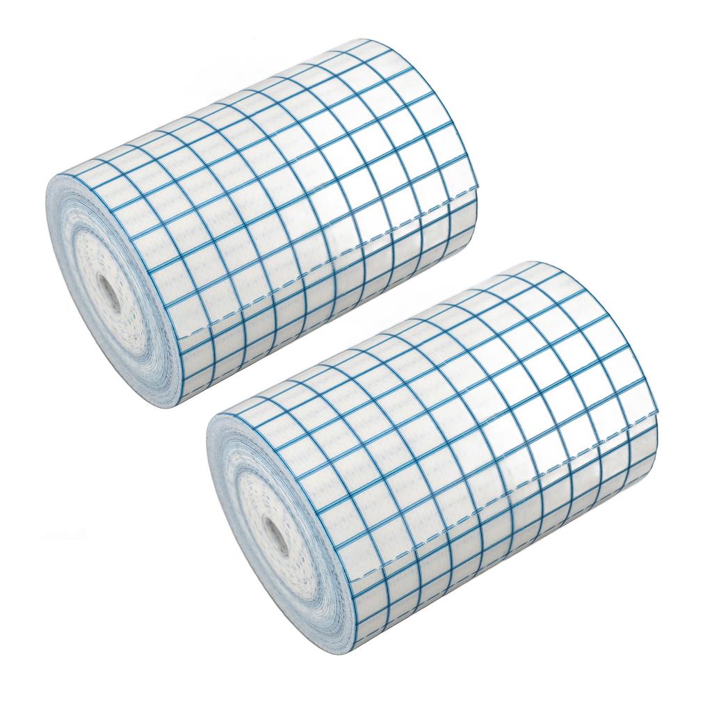 2pcs Non Woven Dressing Tape Mesh Breathable Dressing Retention Tape Protective Stretch Bandage