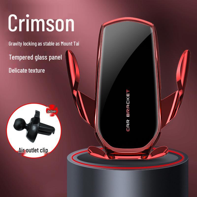 Magic Clip M6 Gravity Phone Holder: Automatic Clamping Air Vent Mount for Cars