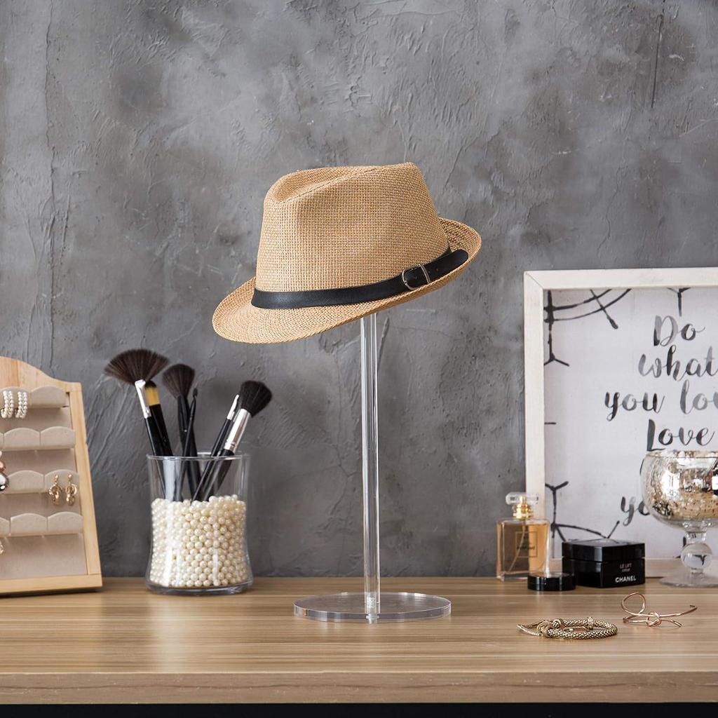 Acrylic Hat Display & Storage Stand for Caps, Hats & Wigs