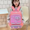 The new schoolbag for primary school students in grades 4-6 is casual, and the backpack is large-capacity to protect the spine