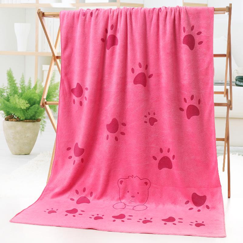 Children's Quick-Dry Absorbent Microfiber Beach Towel with Rabbit Print