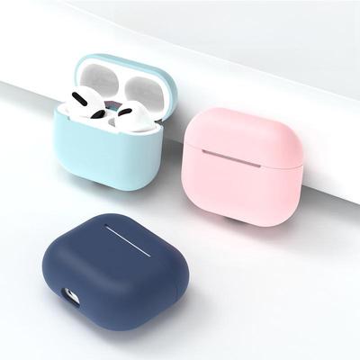 Silicone Protective Cover for Apple AirPods 3: Anti-Fall Wireless Bluetooth Headset Shell