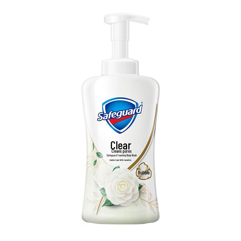 Safeguard Purifying Foam Body Wash, Camellia Scent