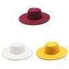 Woolen Fedora Hat Unisex With Large Brim And Satin Texture For Spring And Fall Wear