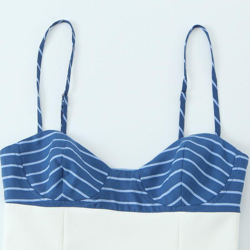 Kaslead New Women Clothes Western Style Patchwork Stretch Short Top Culottes 4772109 4661511