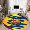 1pcBarcelona Football Office Round Area Rug, Indoor Mat Suitable For Office, Bedroom Living Room Home Decor, Room Deco,  Offic A0928159