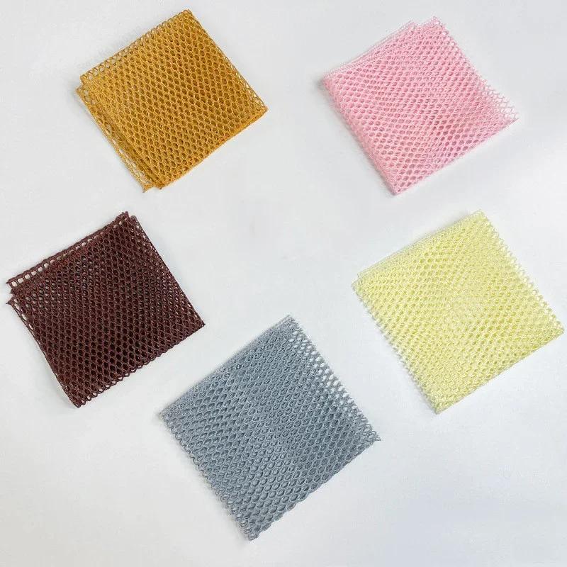 30*30cm Mesh Dish Cloths Non-stick Oil Scouring Pad Reusable Cleaning Cloth Dishwashing Towel Kitchen Tableware Cleaning Rags
