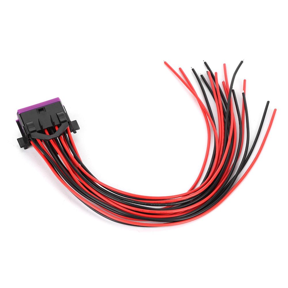 OBD2 16Pin Male Connector Adapter Opening Female Cable for Extension Adapter