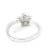 Silver Ring 'Flora' White