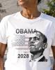 Een leuk, hypothetisch Obama 2028 ontwerp | Unisex Softstyle T-shirt