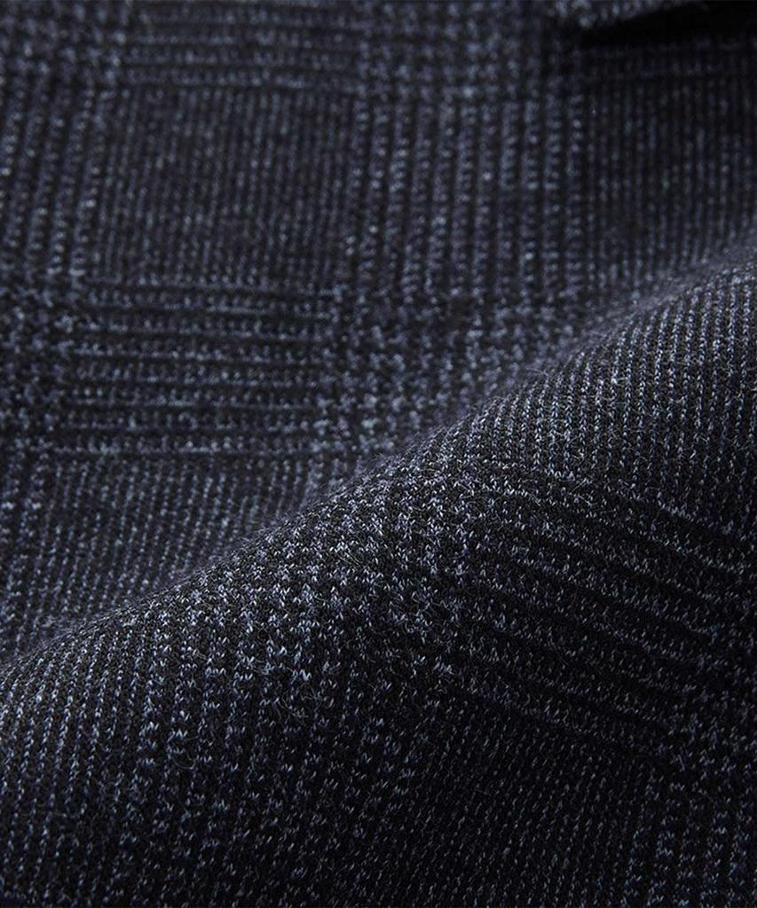 Stco Comfort Glen Check Setup Set Navy (Relaxed Fit)_Sejva01Set