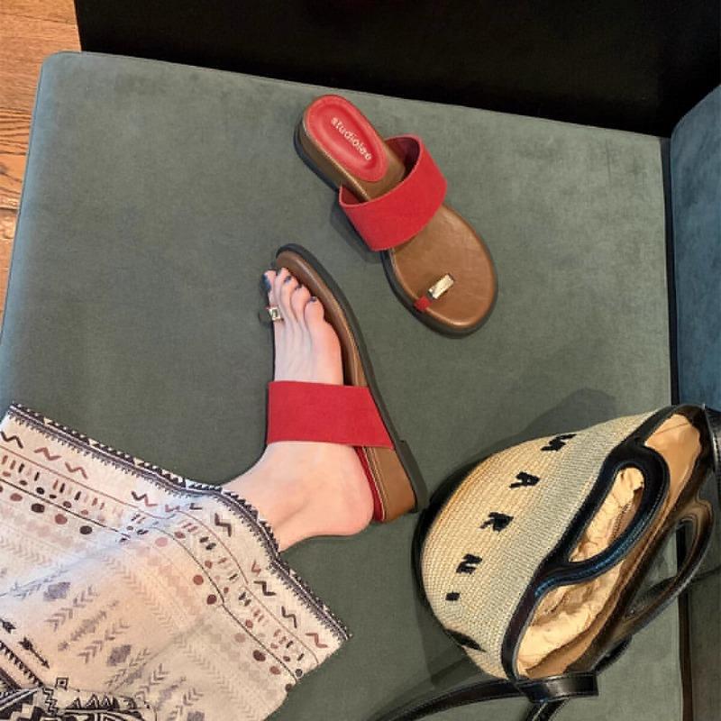 Wedge Heels Women's Shoes, Sandals New Style Beach Slippers Height-increasing Flip-flops