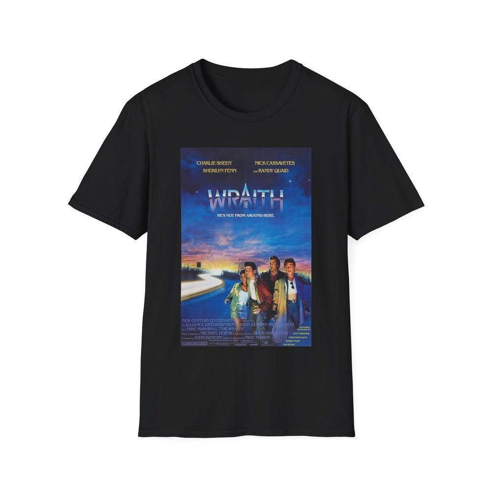 The Wraith Movie Poster Vintage T-Shirt For Men Women Unisex T-Shirt XXL