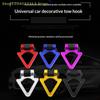 ABS Car Styling Trailer Hooks Simulation Racing Ring Bumper Sticker Universal Vehicle Towing Hook Decoration Tow Hook Sticker
