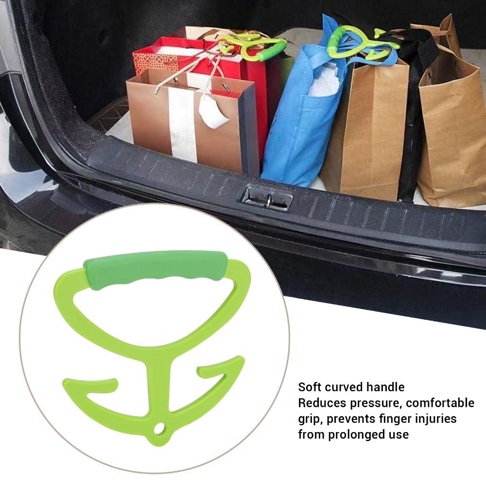 2Pcs Soft Grip Grocery Bag Holder Green Bag Handle Holder Shopping Bag Carrier  Shopping Carry