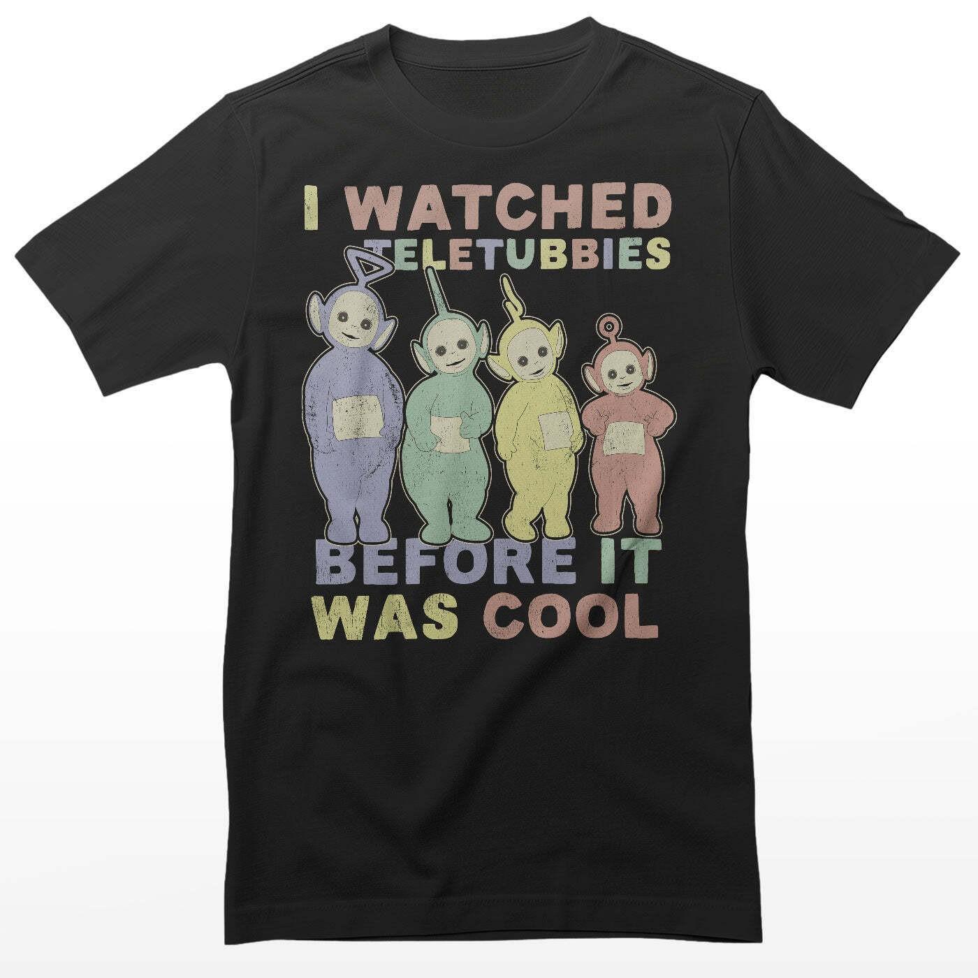 Sous Licence Teletubbies I Regardé Before It Anciennement Cool Hommes T-Shirt XXXXL