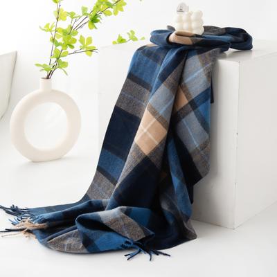 Plaid Scarf Women'S Commuting Season High-Quality Scarf Shawl Neck Protector