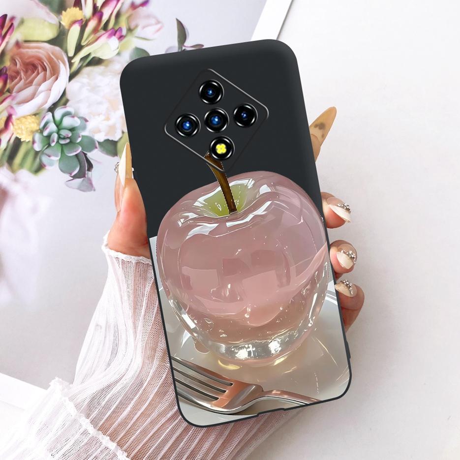 For Infinix Zero 8 Case X687 Stylish Flowers Butterfly Painted Cover Soft Slim Phone Case For Infinix Zero 8i Zero8 i X687B Bags