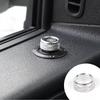 4pcs Headlight Switch 4WD Knob Trim Ring for Ford F-150 09-14 Silver Accessories