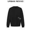 UR 2024 Fall Men's Embroidered Loose Round Neck Pullover Sweatshirt