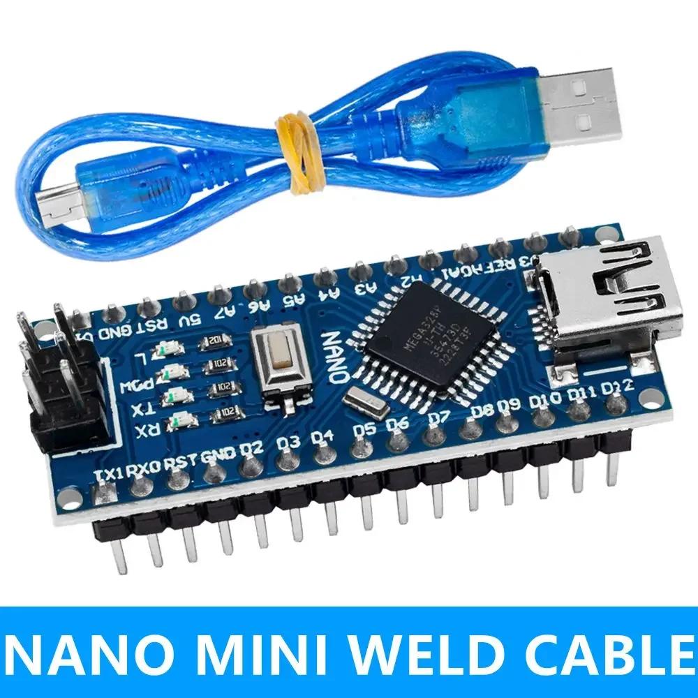 High Quality Nano 3.0 Controller Nano CH340 USB Driver ATMEGA328 ATMEGA328P Nano Mini USB With the Bootloader for Arduino