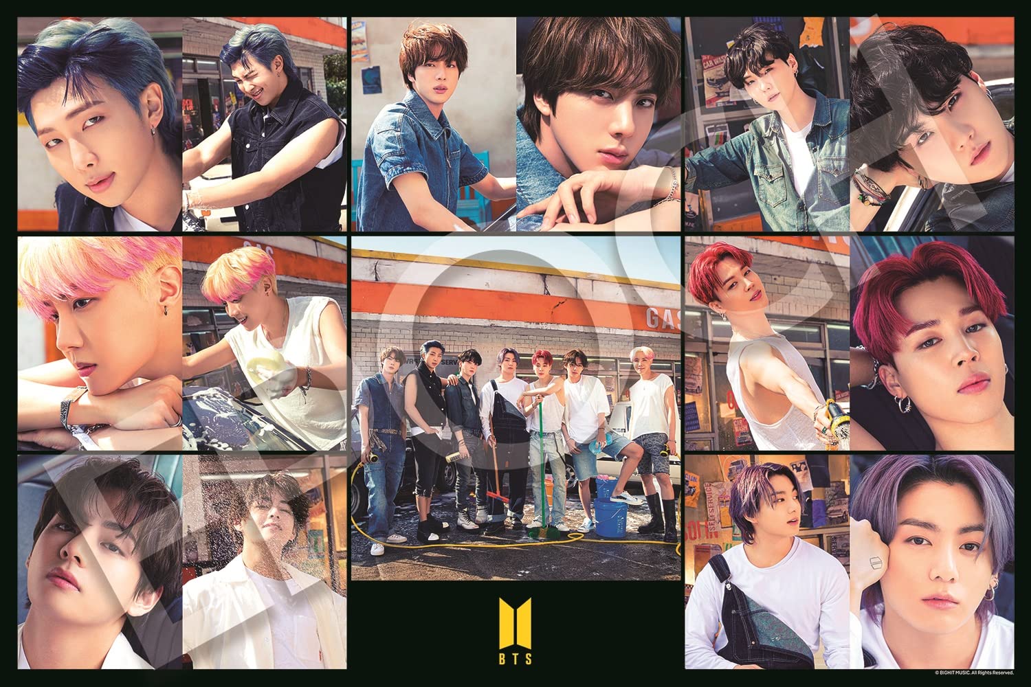 EPOCH BTS Butter Concept Photo 1000-Piece Jigsaw Puzzle 50×75cm 13-039s Adhesive and Spatula