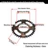Tricycle Motorcycle Karting Sprocket: 420 Type, 29-34-36-38-48 Teeth Rear Axle Crankset.