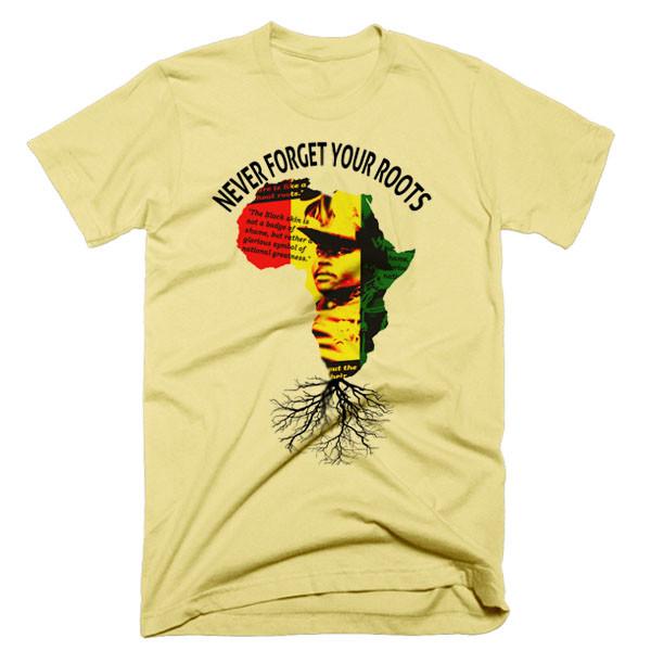 Marcus Garvey African Roots   Black History Month Africa Civil Rights Tee Unisex T-Shirt XXXXL