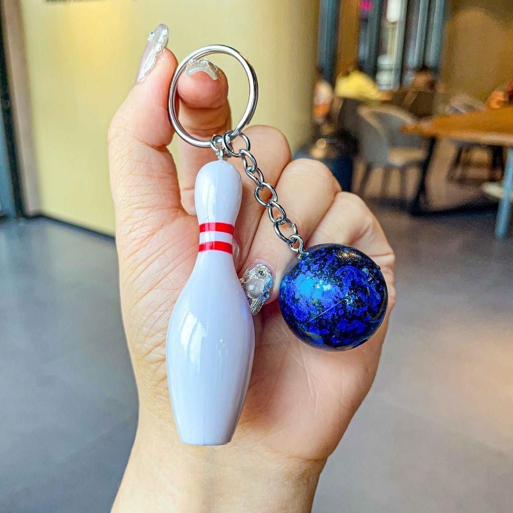 Miniature Bowling Keychain Ideal For Corporate Gifts And Event Promotions Silicone Design
