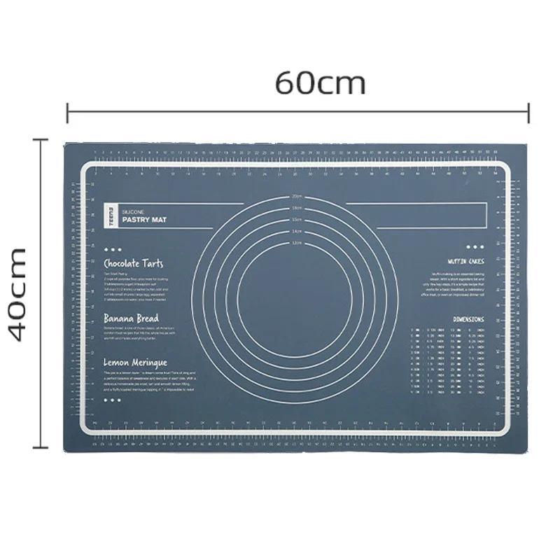 Bakeware Table Mats Pad Sheet, Kitchen Cooking Grill Gadgets, Pizza Cake Dough Maker, Kneading Dough Mat, Silicone Baking Mat