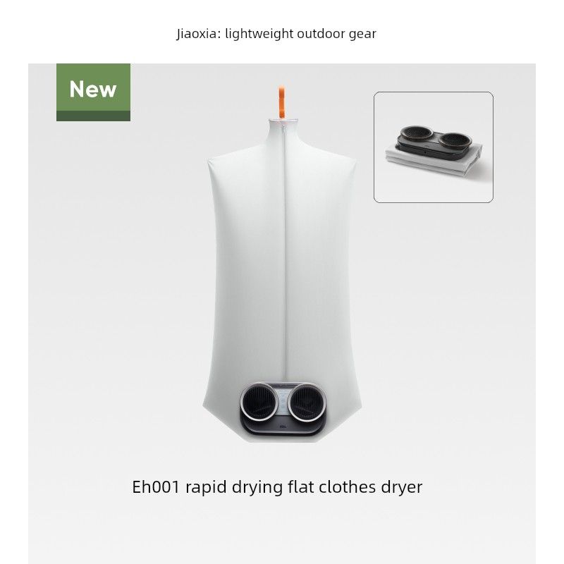 Jiaoxia Travel Portable Dryer Small Household Clothes Dryer Travel Foldable Dormitory Small Clothes Dryer Flatbed [Quick Drying] Clothes Dryer