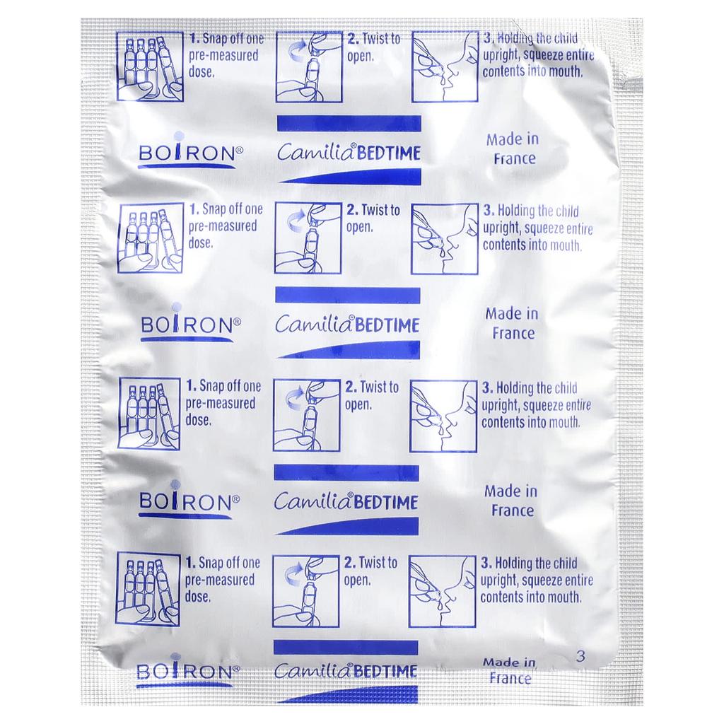 Boiron, Camilia® Bedtime Liquid Dose, 1 Month or More, 30 Doses, 1 ml (0.034 fl oz) Each
