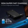 120W PD3.0 GaN USB-C Charger Station for Cellphones, 5-port Fast Charging Hub, Smart Multiple Adapter Device for Iphone Ect