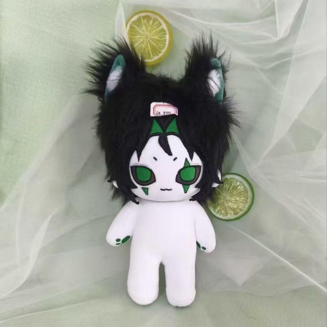 20cm Harlequin Circus Anime Plush Doll Cotton Toy For Kids Cosplay Dress Up Birthday Gift Home Decor no Skeleton