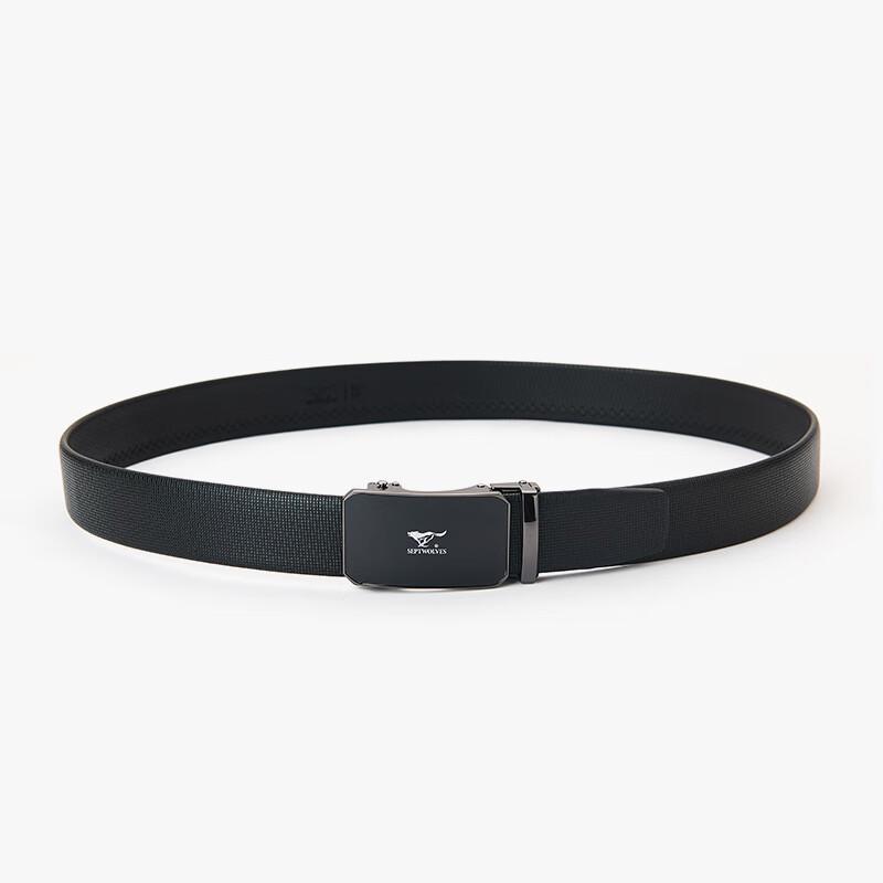 SEPTWOLVES Men's Business Casual Cowhide Leather Belt